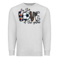 Dove Grey for the love of the game socer Premium Sweatshirt - CowhideDigitalArt