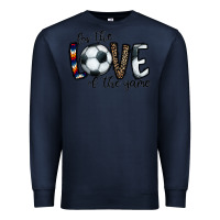 Navy for the love of the game socer Premium Sweatshirt - CowhideDigitalArt