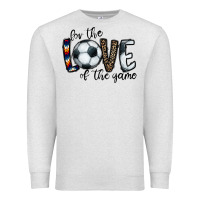 Oatmeal Heather for the love of the game socer Premium Sweatshirt - CowhideDigitalArt