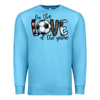 Ocean Blue for the love of the game socer Premium Sweatshirt - CowhideDigitalArt