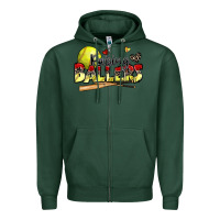 Sports Green raising ballers softball Zipper Hoodie - Zillion Design Studio