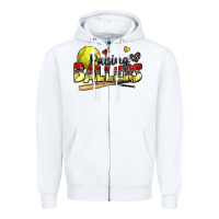 White raising ballers softball Zipper Hoodie - Zillion Design Studio