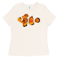 Bone clown fish side Ladies Tee - BarkalooDesign