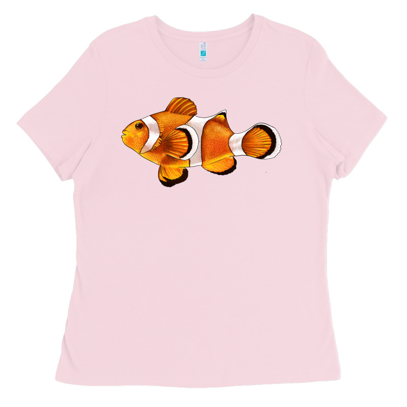 Clown Fish Side Ladies Tee by BarkalooDesign | Teevron
