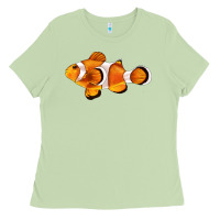 Matcha clown fish side Ladies Tee - BarkalooDesign