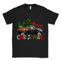 Black merry christmas with black truck Classic Tee - Zillion Design Studio