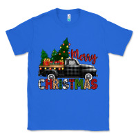 True Royal merry christmas with black truck Classic Tee - Zillion Design Studio