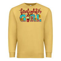 Antique Gold firefighter son girl Premium Sweatshirt - HRA Design Shop