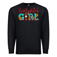 Black firefighter son girl Premium Sweatshirt - HRA Design Shop