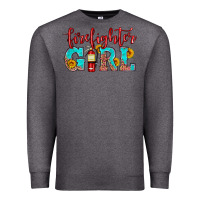 Charcoal Heather firefighter son girl Premium Sweatshirt - HRA Design Shop
