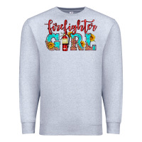 Heather Grey firefighter son girl Premium Sweatshirt - HRA Design Shop