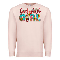 Pale Pink firefighter son girl Premium Sweatshirt - HRA Design Shop