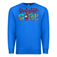 True Royal firefighter son girl Premium Sweatshirt - HRA Design Shop