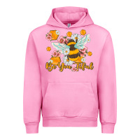 Fuchsia Pink be you tiful Urban Hoodie - MaliasSmallBusiness