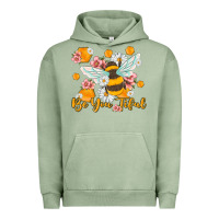 Pigment Oil Green be you tiful Urban Hoodie - MaliasSmallBusiness