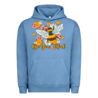 Pigment Pebble Blue be you tiful Urban Hoodie - MaliasSmallBusiness
