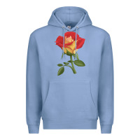 Colony Blue Ketchup And Mustard Rose Premium Hoodie - LillyAllenDesigns