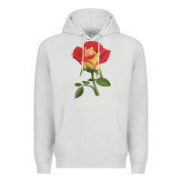 Dove Grey Ketchup And Mustard Rose Premium Hoodie - LillyAllenDesigns