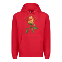 Red Ketchup And Mustard Rose Premium Hoodie - LillyAllenDesigns