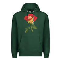Sports Green Ketchup And Mustard Rose Premium Hoodie - LillyAllenDesigns
