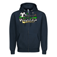 Navy raising ballers soccer Zipper Hoodie - Zillion Design Studio