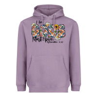 Lavender I Am Gods Master Piece Ephesians Heavyweight Hoodie - CowhideDigitalArt
