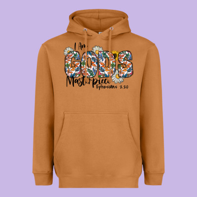 I Am Gods Master Piece Ephesians Heavyweight Hoodie Designed By Cowhidedigitalart