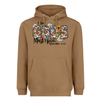 Toasted Coconut I Am Gods Master Piece Ephesians Heavyweight Hoodie - CowhideDigitalArt
