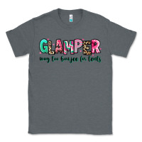 Charcoal Heather glamper way too boujee for tents Classic Tee - RanaPortraitStore