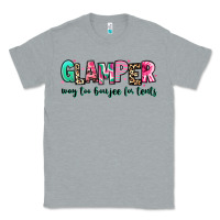 Heather Grey glamper way too boujee for tents Classic Tee - RanaPortraitStore