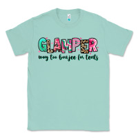 Seafoam glamper way too boujee for tents Classic Tee - RanaPortraitStore