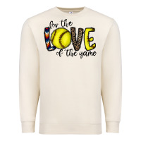 Sandshell for the love of the game softball Premium Sweatshirt - CowhideDigitalArt