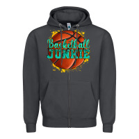 Smoke basketball junkie Zipper Hoodie - texasbilliewilder