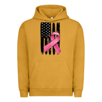 Pigment Peanut Butter breast cancer ribbon american flag Urban Hoodie - MaliasSmallBusiness