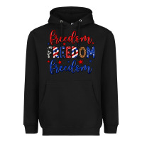 Black Freedom freedom freedom Heavyweight Hoodie - Neo Western