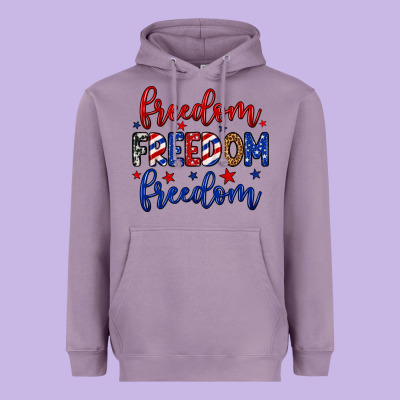 Freedom Freedom Freedom Heavyweight Hoodie Designed By Neo Western