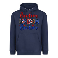 Navy Freedom freedom freedom Heavyweight Hoodie - Neo Western