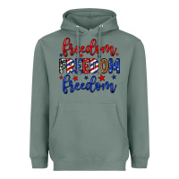 Sage Freedom freedom freedom Heavyweight Hoodie - Neo Western