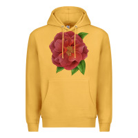 Mustard Cinco De Mayo Rose Premium Hoodie - LillyAllenDesigns