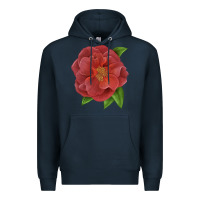Navy Cinco De Mayo Rose Premium Hoodie - LillyAllenDesigns