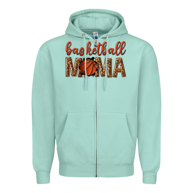 Basketball Mama Zipper Hoodie by texasbilliewilder | Teevron
