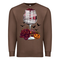 Chestnut halloween roses wine Premium Sweatshirt - FaDigitalArtStudio