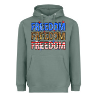Sage Freedom freedom freedom Heavyweight Hoodie - Neo Western