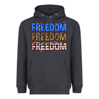 Smoke Freedom freedom freedom Heavyweight Hoodie - Neo Western