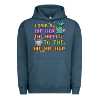Pigment Midnight Navy i said a hip hop Urban Hoodie - MaliasSmallBusiness