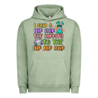 Pigment Oil Green i said a hip hop Urban Hoodie - MaliasSmallBusiness