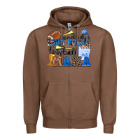 Chestnut somebody's loud mouth football mama Zipper Hoodie - Zillion Design Studio
