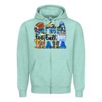 Somebody's Loud Mouth Football Mama Zipper Hoodie | Teevron