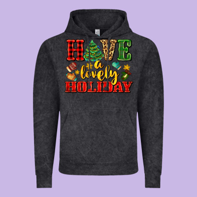 Have A Lovely Holiday With Gloves Vintage Hoodie Designed By Adodesignshop