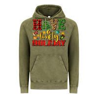 Vintage Olive have a lovely holiday with gloves Vintage Hoodie - AdoDesignShop